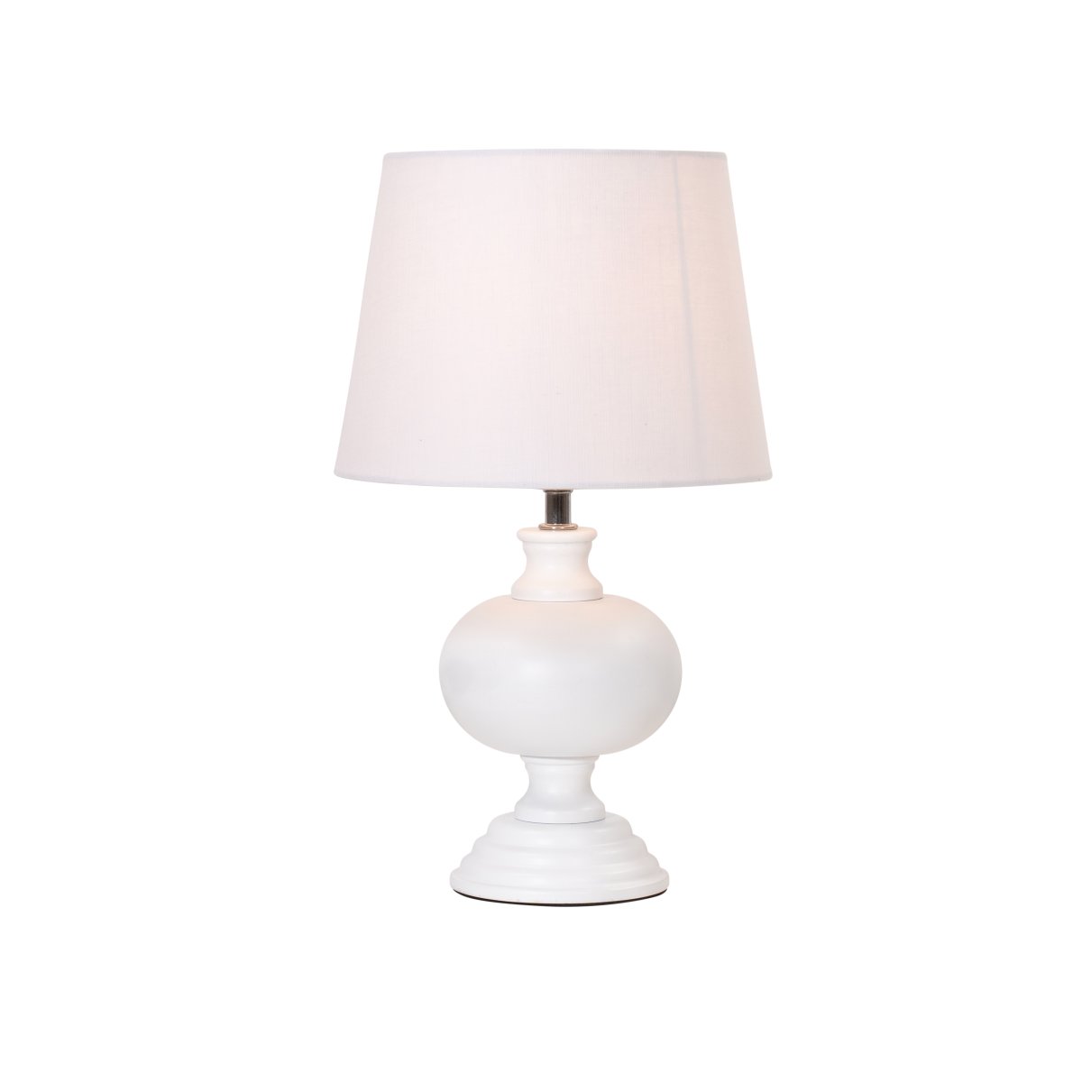 Karl 37cm Blanc lampe de table De Pixie Design - Nous vous recommandons de le placer sur la table d'appoint du salon ou sur la fenêtre de la cuisine.