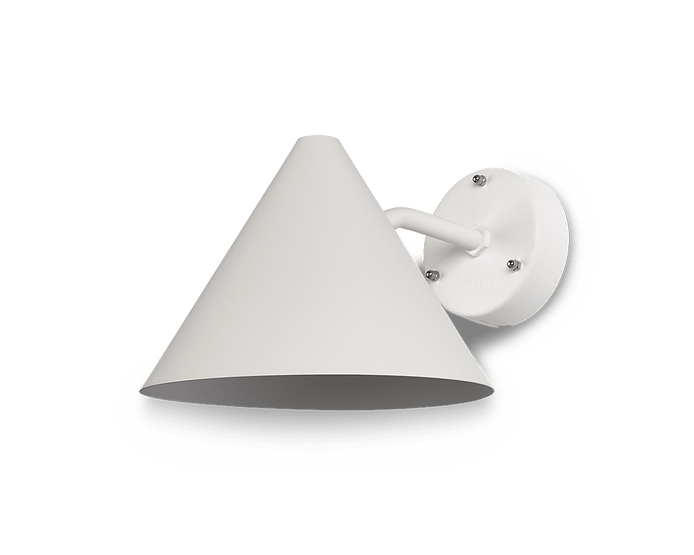 Tratt Blanc lampe d’extérieur De Westal - Le panneau arrière est équipé de deux entrées et sorties et d'un bornier à connexion rapide pour une installation facile.