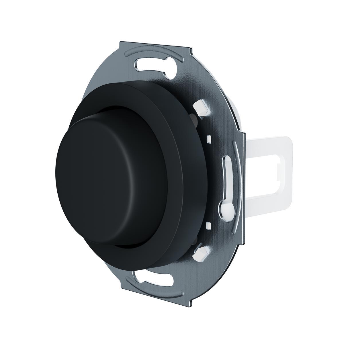 Adaptateur Plejd RTR-01-R Noir De Plejd - L'adaptateur rotatif se clipse sur n'importe quel variateur rotatif de la gamme Plejd et fonctionne comme un variateur rotatif classique.