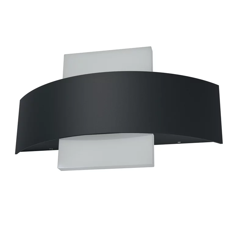 Shield Square Gris foncé lampe d’extérieur De Osram - Tillverkad av aluminium och med IP44-klassning &auml;r den t&aring;lig mot v&auml;der och passar perfekt f&ouml;r fasader, entr&eacute;er och uteplatser.