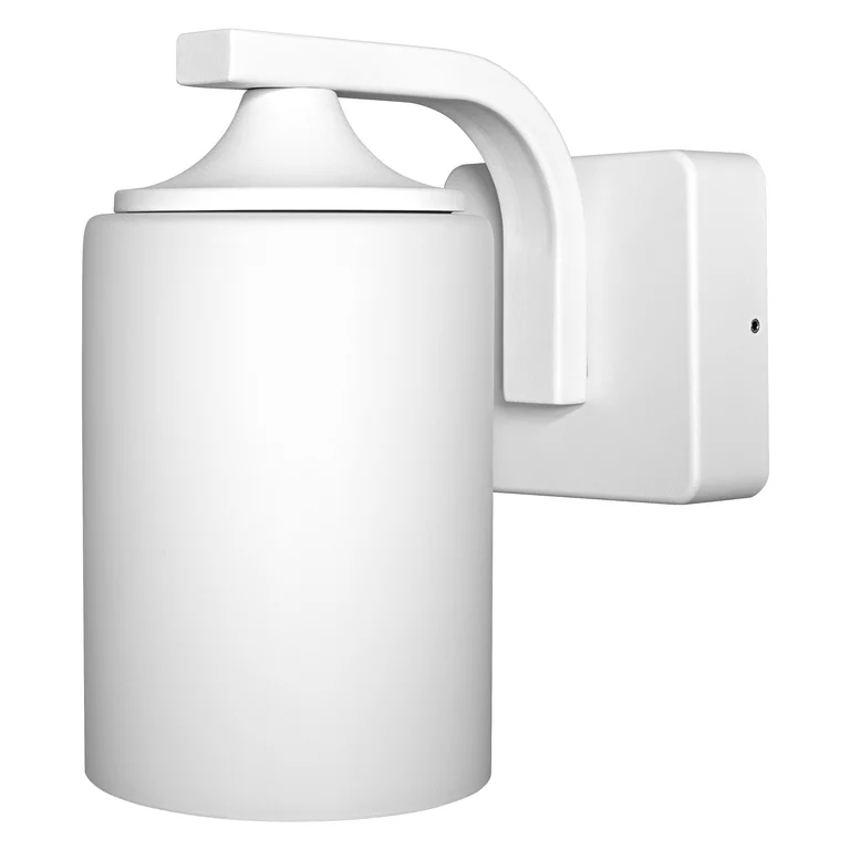 Lantern Cylinder Blanc lampe d’extérieur De Osram - Il est fabriqu&eacute; en aluminium moul&eacute; sous pression pour une grande durabilit&eacute; et dispose d'un diffuseur en verre d&eacute;poli tremp&eacute; qui fournit une lumi&egrave;re douce et agr&eacute;able.