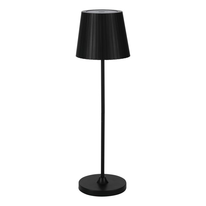 Cabozo 37cm Noir portable De Eglo - La lampe est dotée d'un variateur tactile pour un contrôle facile de la lumière et est protégée contre les projections d'eau avec la classe de protection IP44.