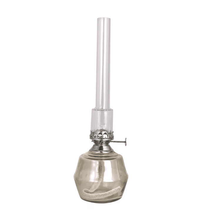Kerosene Lamp Majken Mid Gris De Strömshaga - Convient &agrave; la m&egrave;che num&eacute;ro de pi&egrave;ce 116210 et au tube de br&ucirc;leur num&eacute;ro de pi&egrave;ce 121810G.
