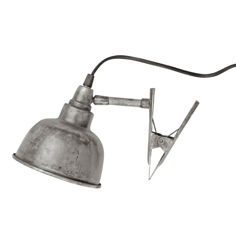 Anna Argent antique lampe à pince De Strömshaga - Spot à pince avec finition argent antique.