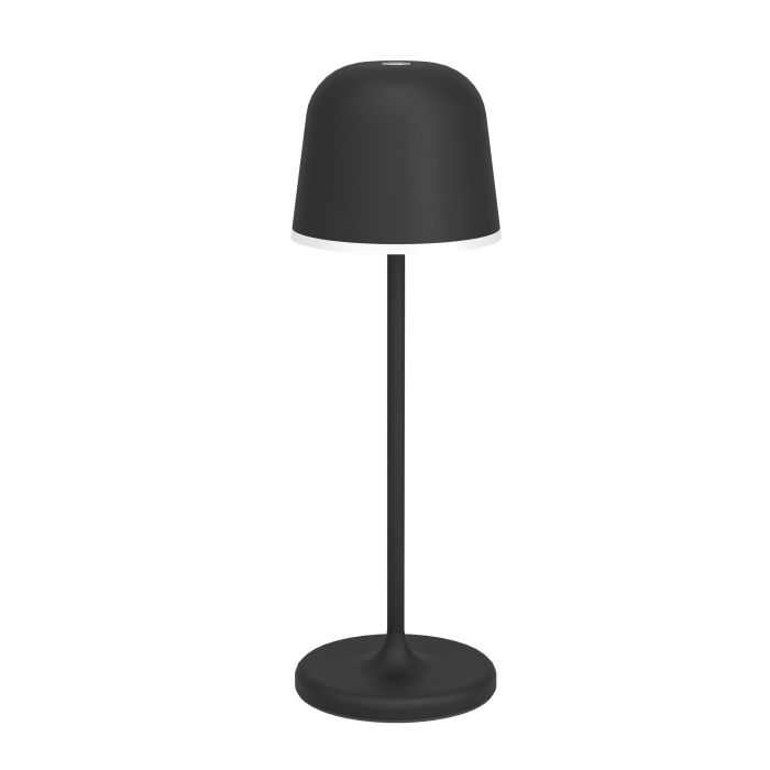 Mannera 34cm Noir portable De Eglo - Grâce au variateur tactile intégré, vous pouvez régler la lumière sur trois niveaux pour créer la sensation idéale, d'une lueur douce et chaleureuse à une lumière plus fonctionnelle.