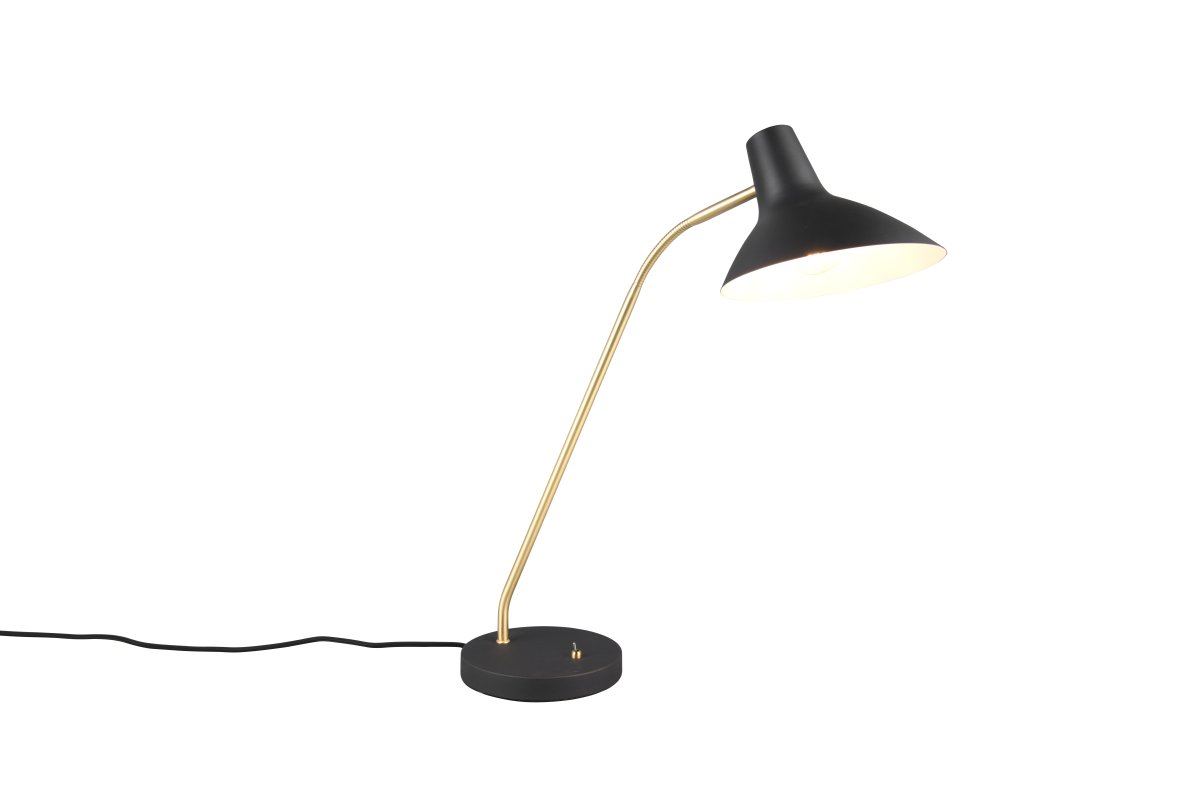 Traveller 54cm Noir lampe de bureau De Trio Lighting - 