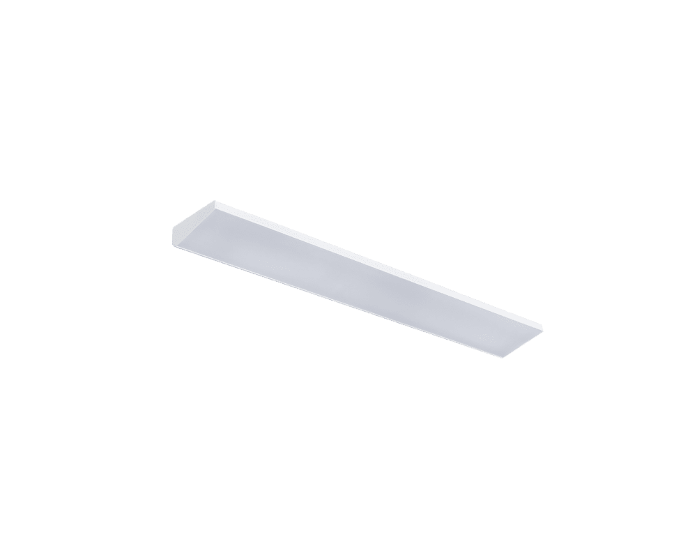 Acis Dim 40cm Blanc De Westal - L'appareil se fixe facilement à l'aide des vis fournies ou du ruban adhésif double face pour une installation facile.