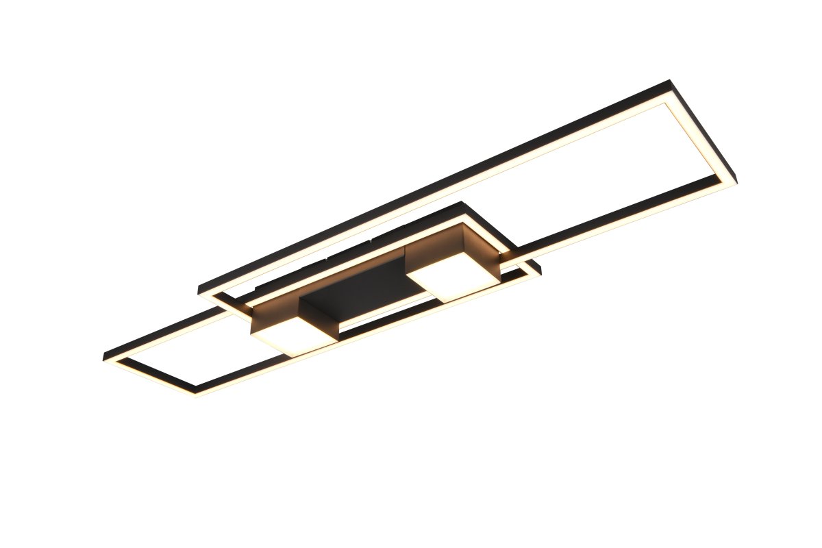 Albany 100cm Noir plafonnier De Trio Lighting - 