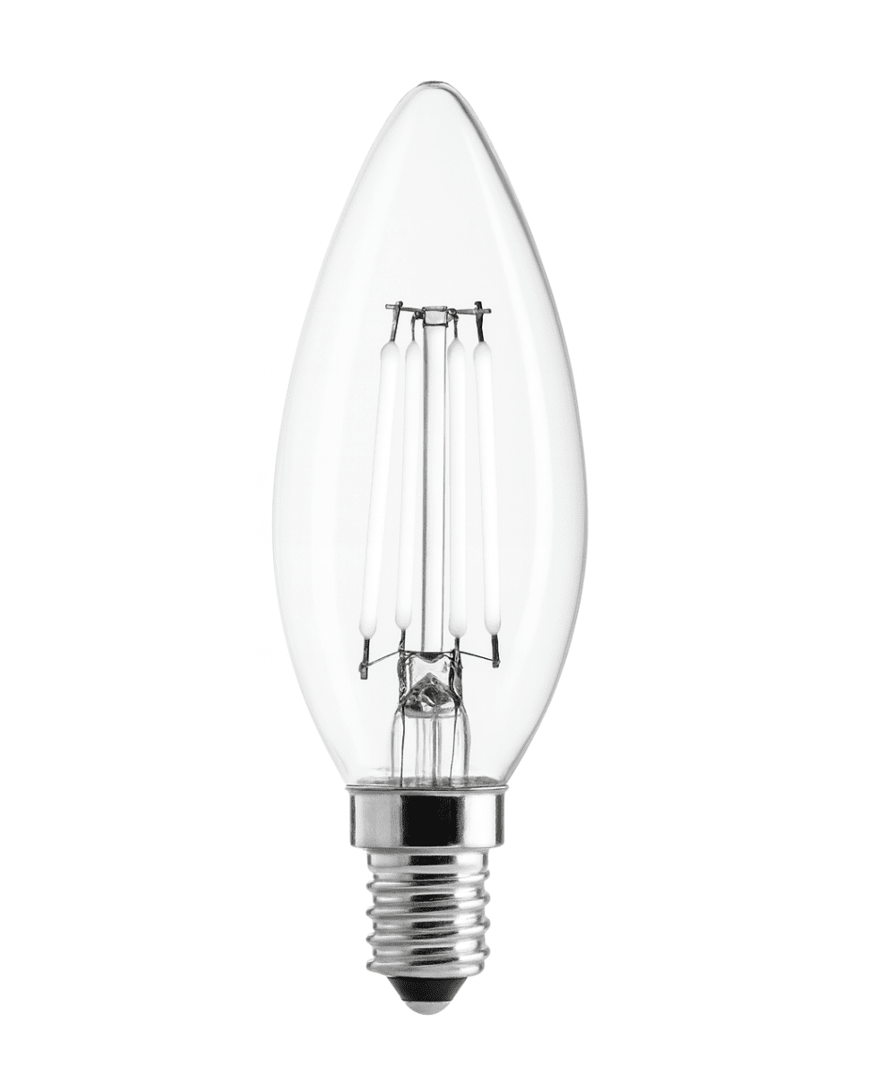 LED E14 Forme Bougie 2W 2700K Dimmable De Unison - Dur&eacute;e de vie&nbsp;: 15&nbsp;000&nbsp;h.