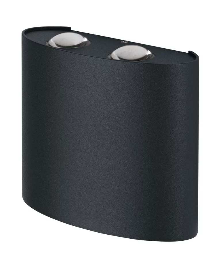 Deco II UpDown Gris foncé lampe d’extérieur De Ledvance - Deco II UpDown&nbsp;&auml;r en stilren och modern v&auml;gglampa som skapar en effektfull ljusspridning b&aring;de upp&aring;t och ned&aring;t.