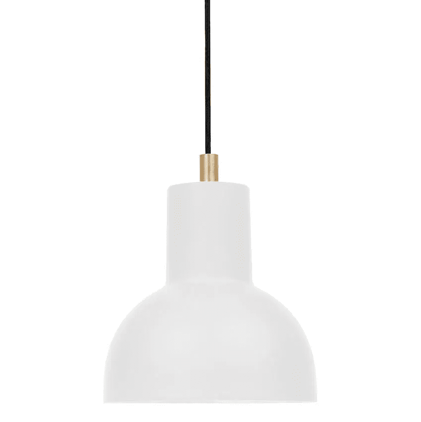 Mini Ø14 Blanc mat suspension De H. Skjalm P - Parfait pour accrocher au-dessus de la table de cuisine ou de salle à manger, individuellement ou en groupe pour créer un éclairage d'ambiance.