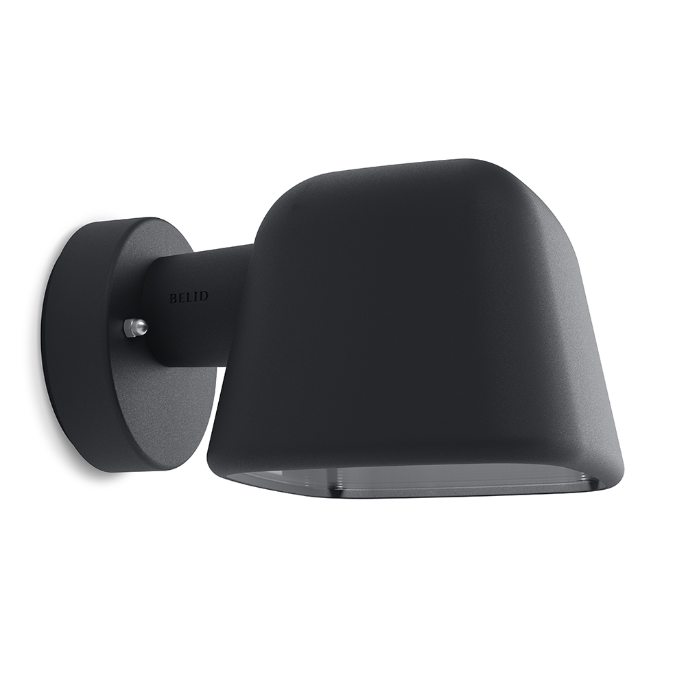 Boo Noir lampe d’extérieur De Belid - Avec douille E27, qui permet de choisir une source lumineuse économe en énergie pour une longue durée de combustion avec une faible consommation.