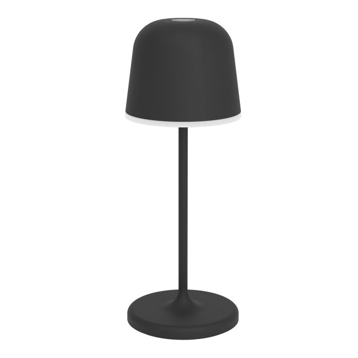 Mannera 20cm Noir portable De Eglo - Gr&acirc;ce au variateur tactile int&eacute;gr&eacute;, vous pouvez r&eacute;gler la lumi&egrave;re sur trois niveaux pour cr&eacute;er la sensation id&eacute;ale, d'une lueur douce et chaleureuse &agrave; une lumi&egrave;re plus fonctionnelle.