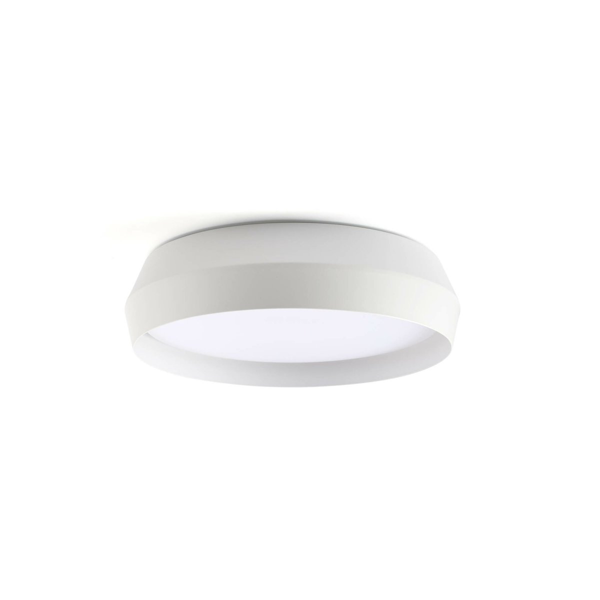 Shoku Ø35 Blanc plafonnier De Faro Barcelona - Sa finition blanche et son design sophistiqu&eacute; font de Shoku un choix &eacute;l&eacute;gant pour les environnements modernes.