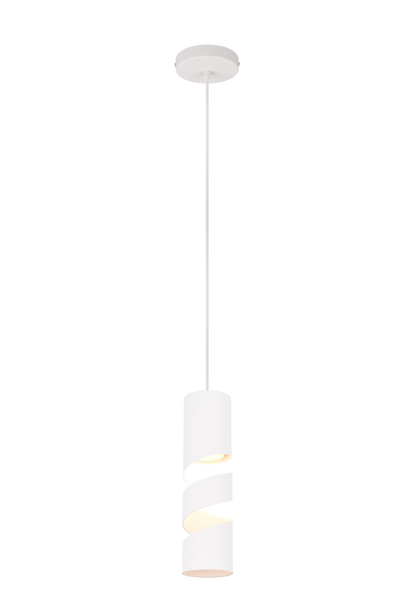 Stream 28cm Blanc suspension De Trio Lighting - 