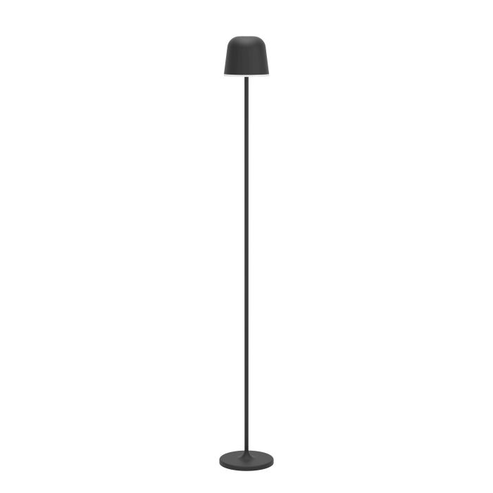 Mannera 140cm Noir portable De Eglo - Grâce à la fonction sans fil, la lampe peut être placée n'importe où dans la pièce et fournit une lumière uniforme et agréable - parfaite pour créer une atmosphère ou pour lire.