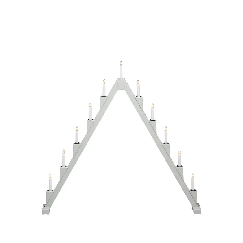 Candelabra 11 Lights Gris De Konstsmide - Le design moderne cr&eacute;e une atmosph&egrave;re &eacute;l&eacute;gante et les ampoules &eacute;mettent une lumi&egrave;re chaleureuse et invitante.