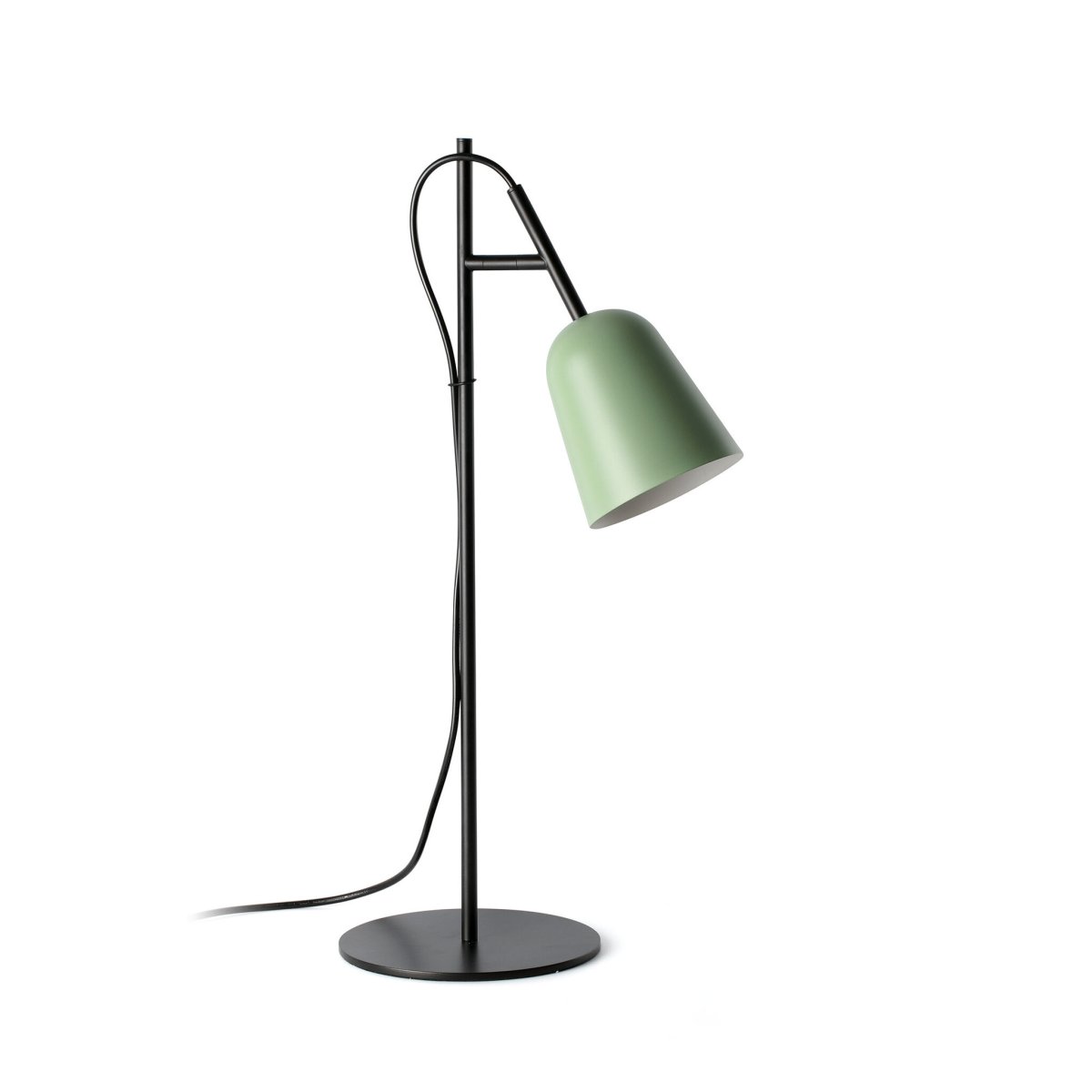 Studio 55cm Vert lampe de bureau De Faro Barcelona - Son serre-c&acirc;ble d&eacute;coratif en forme de branche lui conf&egrave;re une touche unique et de caract&egrave;re.