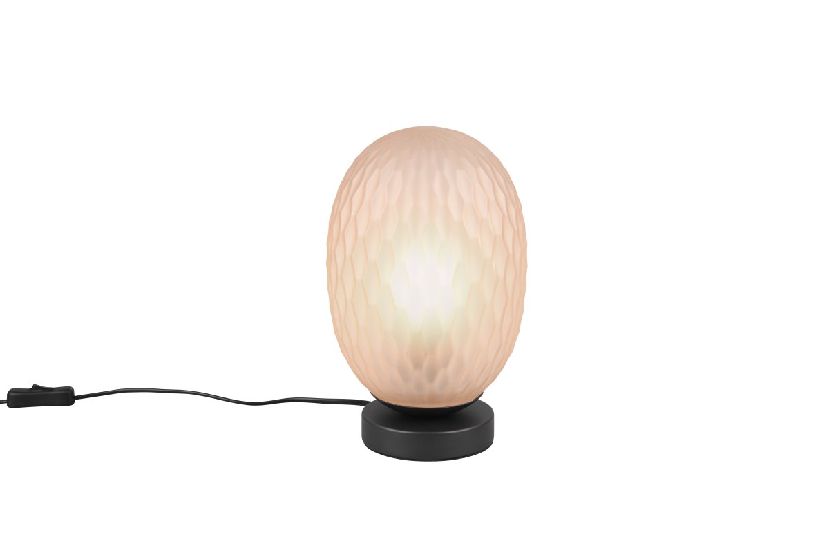 Facette 28cm Ambre lampe de table De Trio Lighting - 