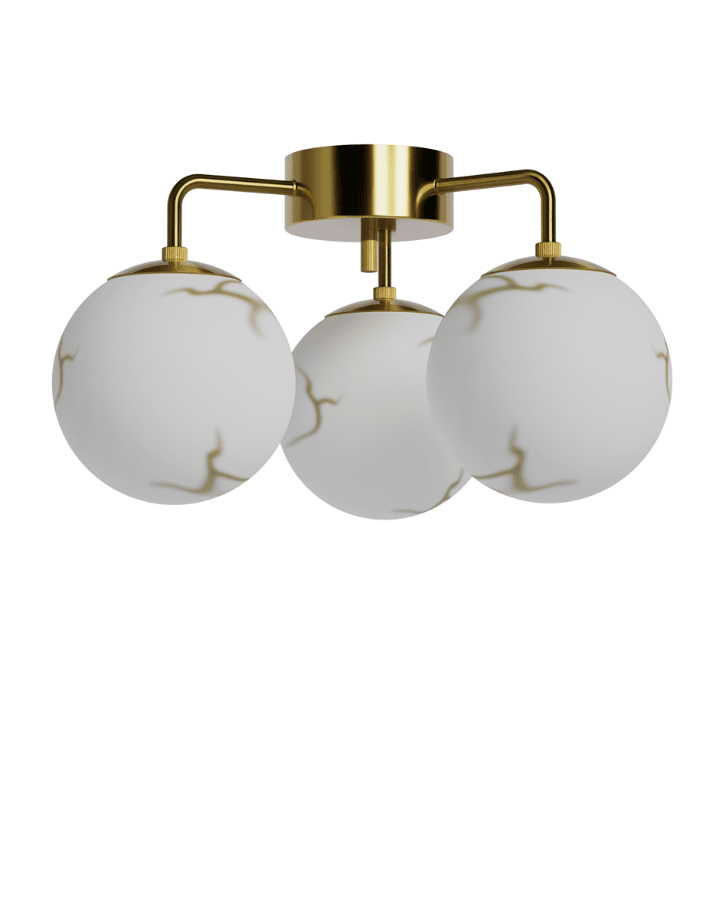 Bellagio Ø50 Laiton plafonnier De By Rydéns - Bellagio est un plafonnier &eacute;l&eacute;gant et raffin&eacute; qui allie des &eacute;l&eacute;ments de design classiques &agrave; une touche moderne.