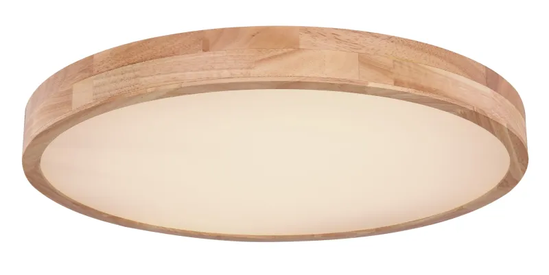 Rainer Ø60 Nature plafonnier De Globo Lighting - Lampan har &auml;ven en f&auml;rgv&auml;xlingsfunktion med m&ouml;jlighet att fixera en vald f&auml;rg, vilket g&ouml;r den b&aring;de flexibel och funktionell.