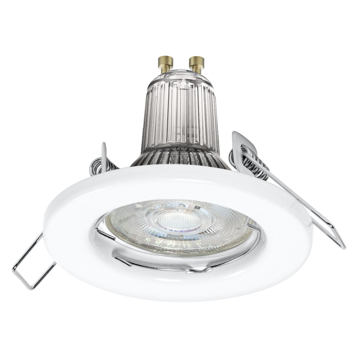 Spot Essential 5x2.6W GU10 Blanc De Ledvance - Avec un indice de protection IP20, ils sont destin&eacute;s &agrave; une utilisation en int&eacute;rieur et offrent une solution &eacute;l&eacute;gante pour l'&eacute;clairage g&eacute;n&eacute;ral ou l'&eacute;clairage d'accentuation.
