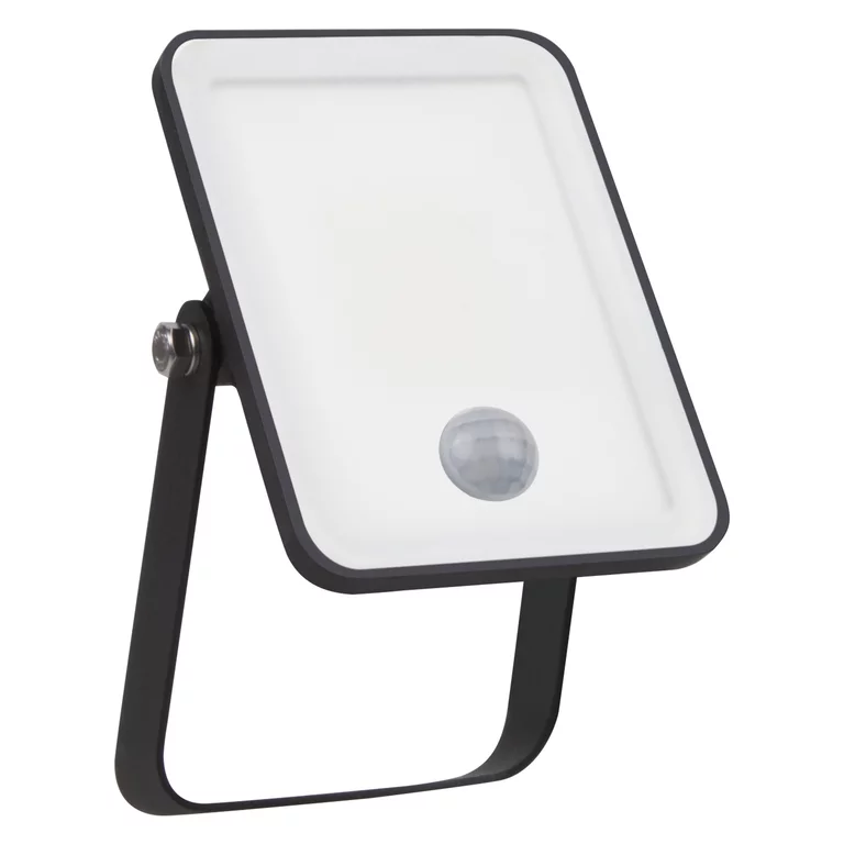 Floodlight Essential Sensor 10W Noir lampe d’extérieur De Ledvance - Grâce au capteur de mouvement et de lumière du jour intégré, la lumière s'allume automatiquement lorsqu'un mouvement est détecté et s'adapte aux conditions d'éclairage, maximisant ainsi les économies d'énergie.