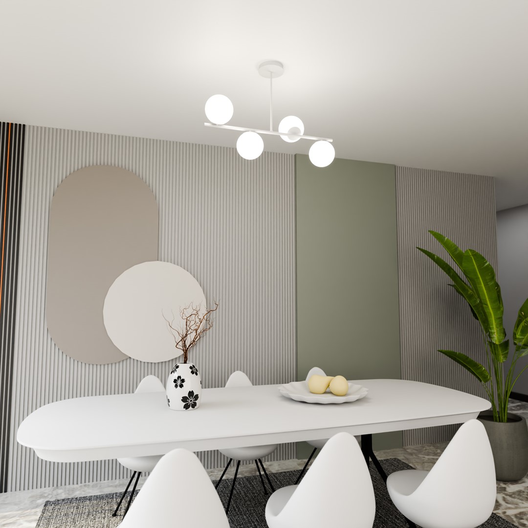 Bior 80cm Blanc plafonnier De Emibig Lighting - L'élégant plafonnier Bior séduit par son design minimaliste et s'intègre harmonieusement à la plupart des espaces de vie.