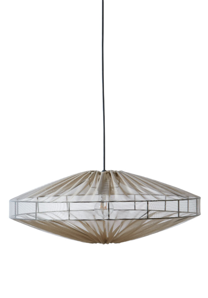 Alba Abat-Jour S/Suspension Ø115 Brun suspension De Alde & Lind - Selon le mod&egrave;le, Alba peut &ecirc;tre utilis&eacute; comme suspension ou plafonnier.