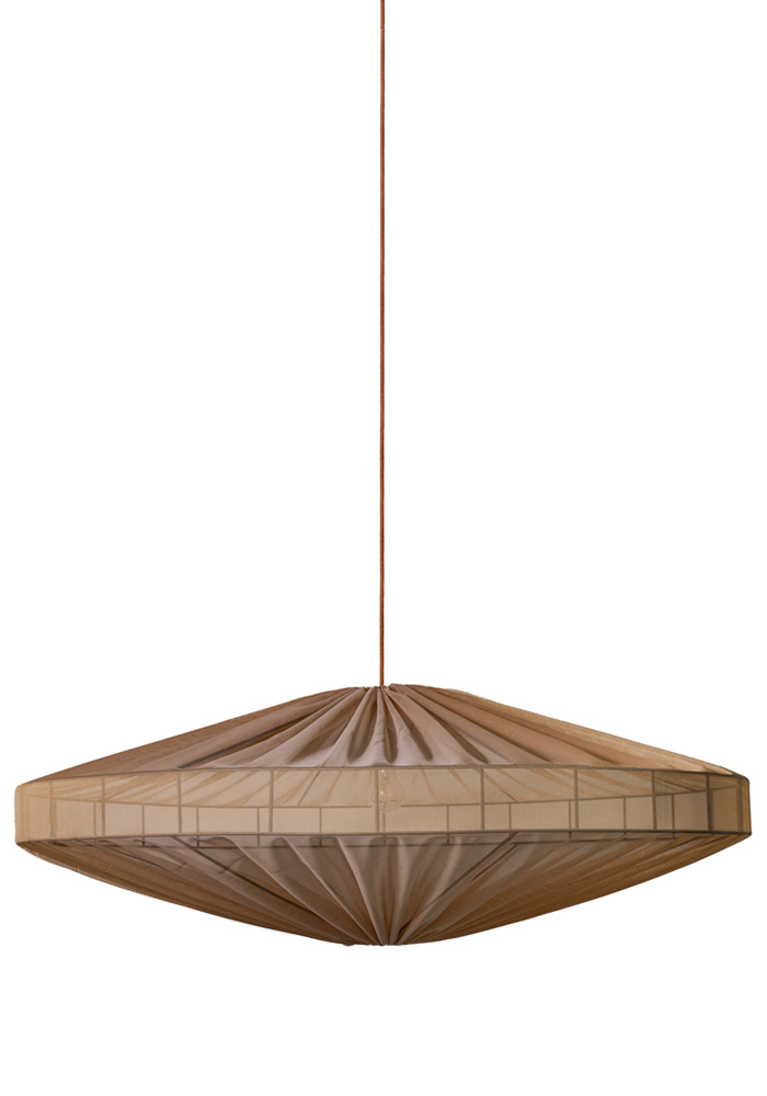 Alba Abat-Jour S/Suspension Ø115 Orange suspension De Alde & Lind - Selon la lampe, Alba peut &ecirc;tre utilis&eacute;e comme suspension ou plafonnier.