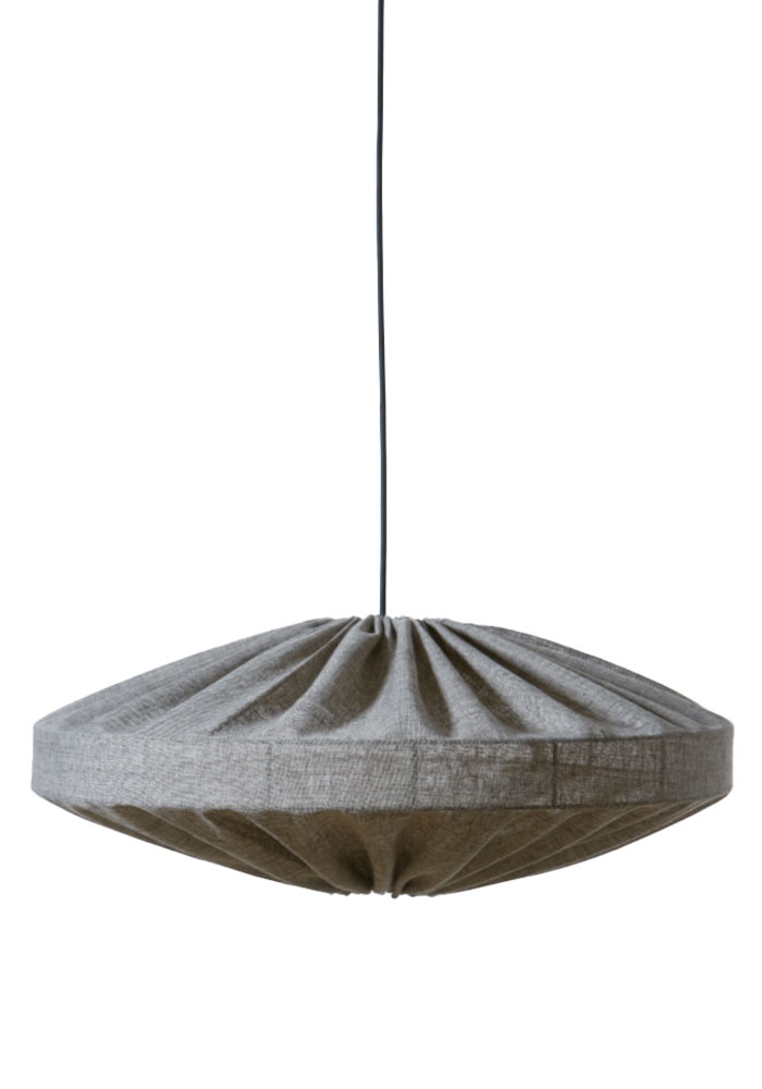 Alba Abat-Jour S/Suspension Ø78 Brun suspension De Alde & Lind - Selon la lampe, Alba peut &ecirc;tre utilis&eacute;e comme suspension ou plafonnier.