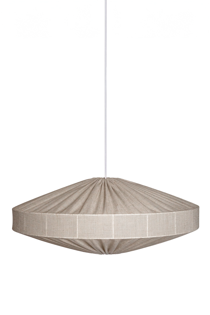Alba Abat-Jour S/Suspension Ø115 Nature suspension De Alde & Lind - Selon la lampe avec laquelle vous l'associez, Alba peut &ecirc;tre utilis&eacute; comme suspension ou plafonnier.