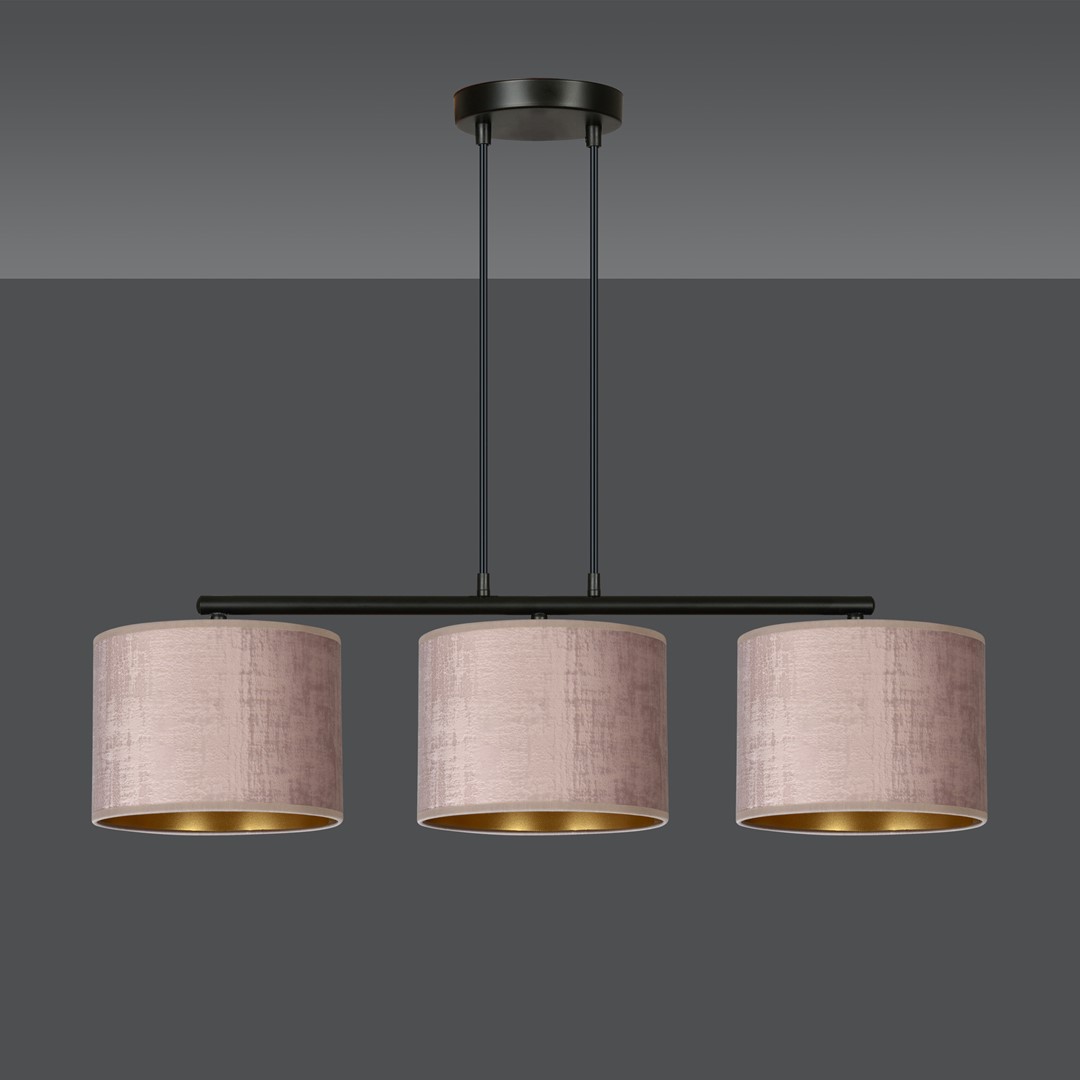 Hilde 72cm Rose suspension De Emibig Lighting - La construction simple et la palette de couleurs &eacute;l&eacute;gante font de Hilde un choix polyvalent qui s'int&egrave;gre dans de nombreuses pi&egrave;ces et styles diff&eacute;rents.