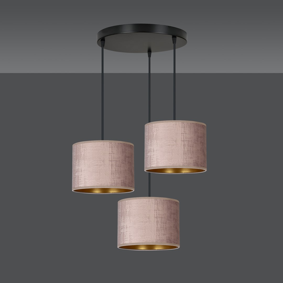 Hilde Ø50 Rose suspension De Emibig Lighting - La construction simple et la palette de couleurs &eacute;l&eacute;gante font de Hilde un choix polyvalent qui s'int&egrave;gre dans de nombreuses pi&egrave;ces et styles diff&eacute;rents.