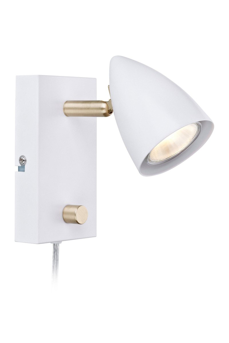Ciro Blanc lampe de lecture De Markslöjd - Son installation facile et sa conception compacte le rendent parfait pour les petits espaces où la fonction et le style sont tous deux importants.