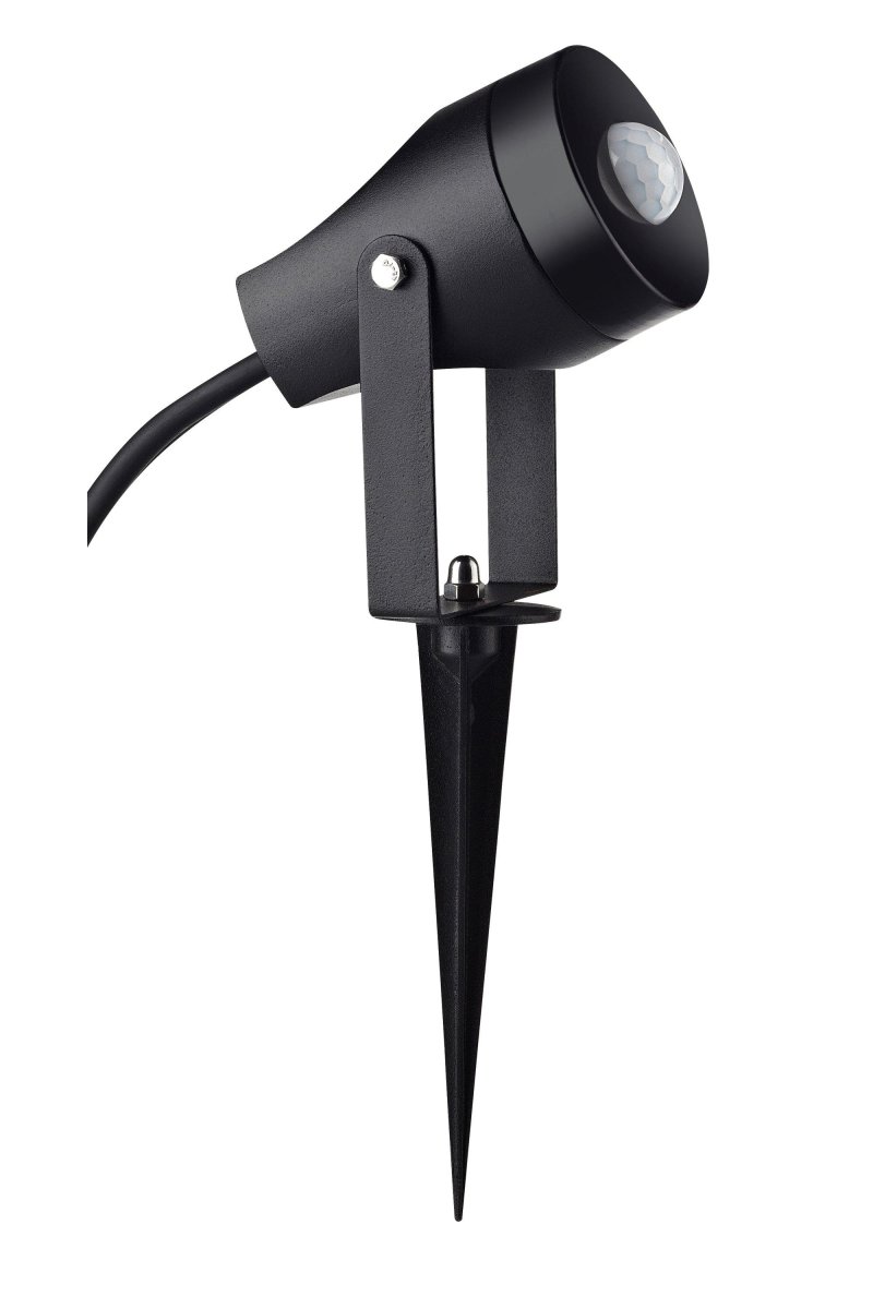 Détecteur De Mouvement Noir Garden 24 De Markslöjd - Garden 24 a un indice de protection IP44 et convient &agrave; l'&eacute;clairage de jardin et d'ext&eacute;rieur que vous pouvez facilement installer.