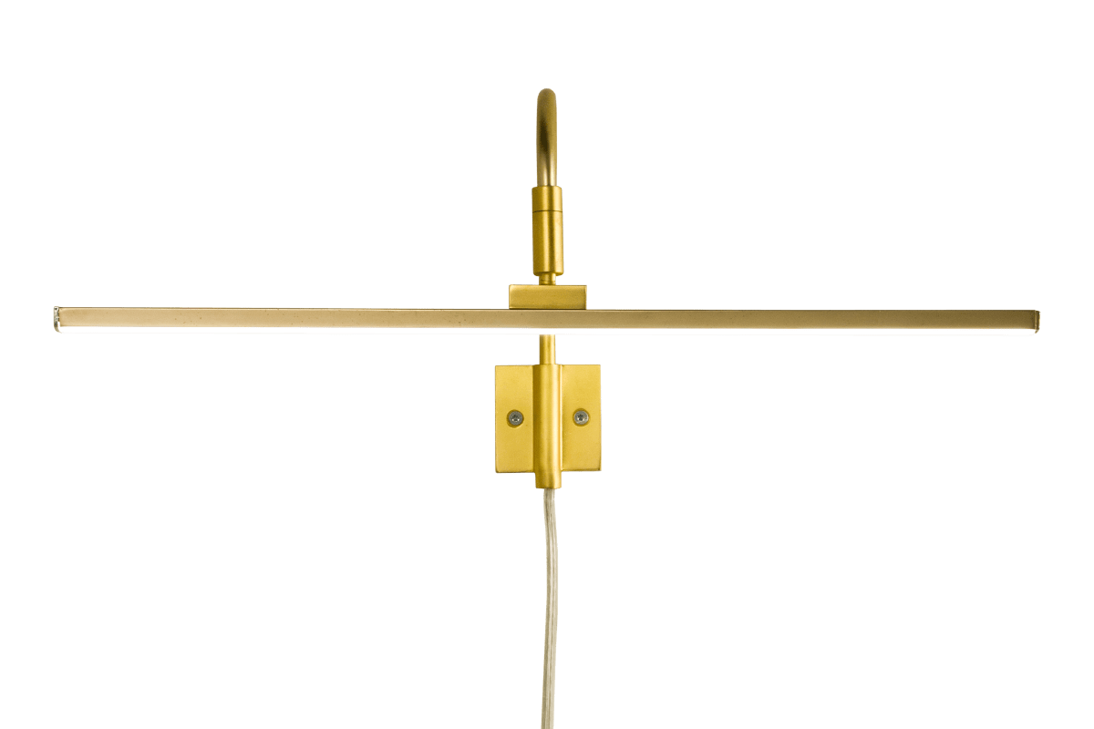 Miro 40cm Or De Aneta Lighting - La lumière LED blanc chaud intégrée fournit 450 lumens et a une durée de vie de 50 000 heures.