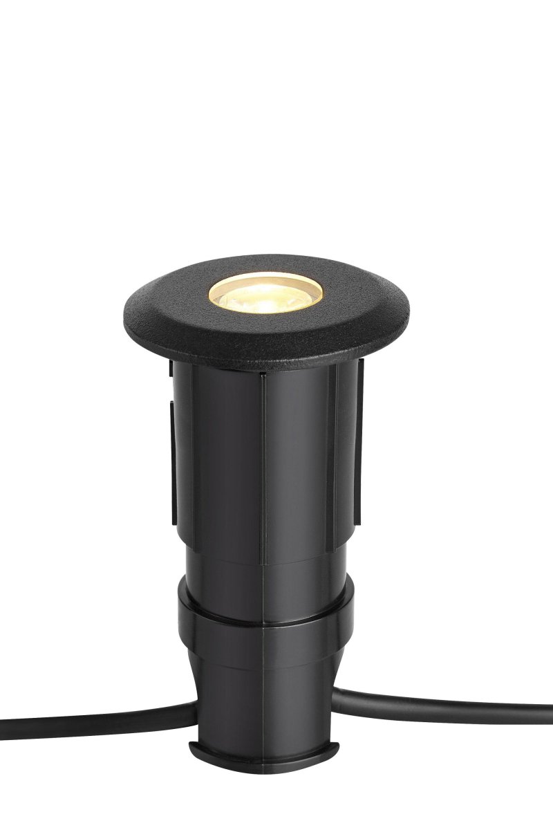 Spot Encastré Pour Terrasse 3W Noir Garden 24 De Markslöjd - Garden 24 a un indice de protection IP44 et convient &agrave; l'&eacute;clairage de jardin et d'ext&eacute;rieur que vous pouvez facilement installer.