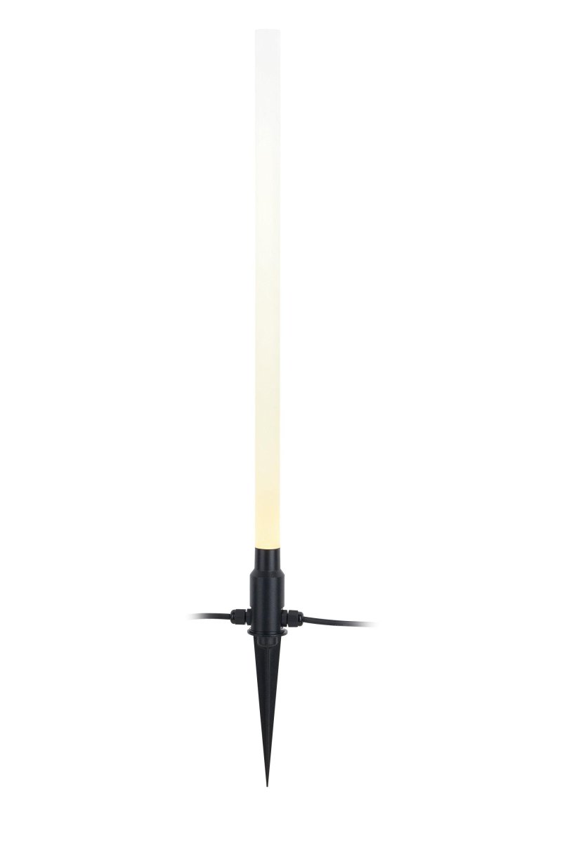 Lumière À Piquet 3W Noir Garden 24 De Markslöjd - Light Spear de Garden 24 est une colonne lumineuse certifi&eacute;e IP44 en plastique d&eacute;poli d'une hauteur de 75 cm.