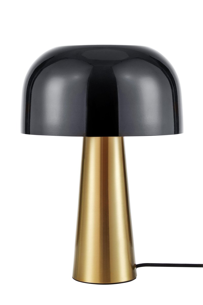 Blanca 35cm Noir lampe de table De Markslöjd - Blanca est une lampe de table légèrement plus petite en laiton et noir, entièrement en métal et haute de 35 cm.