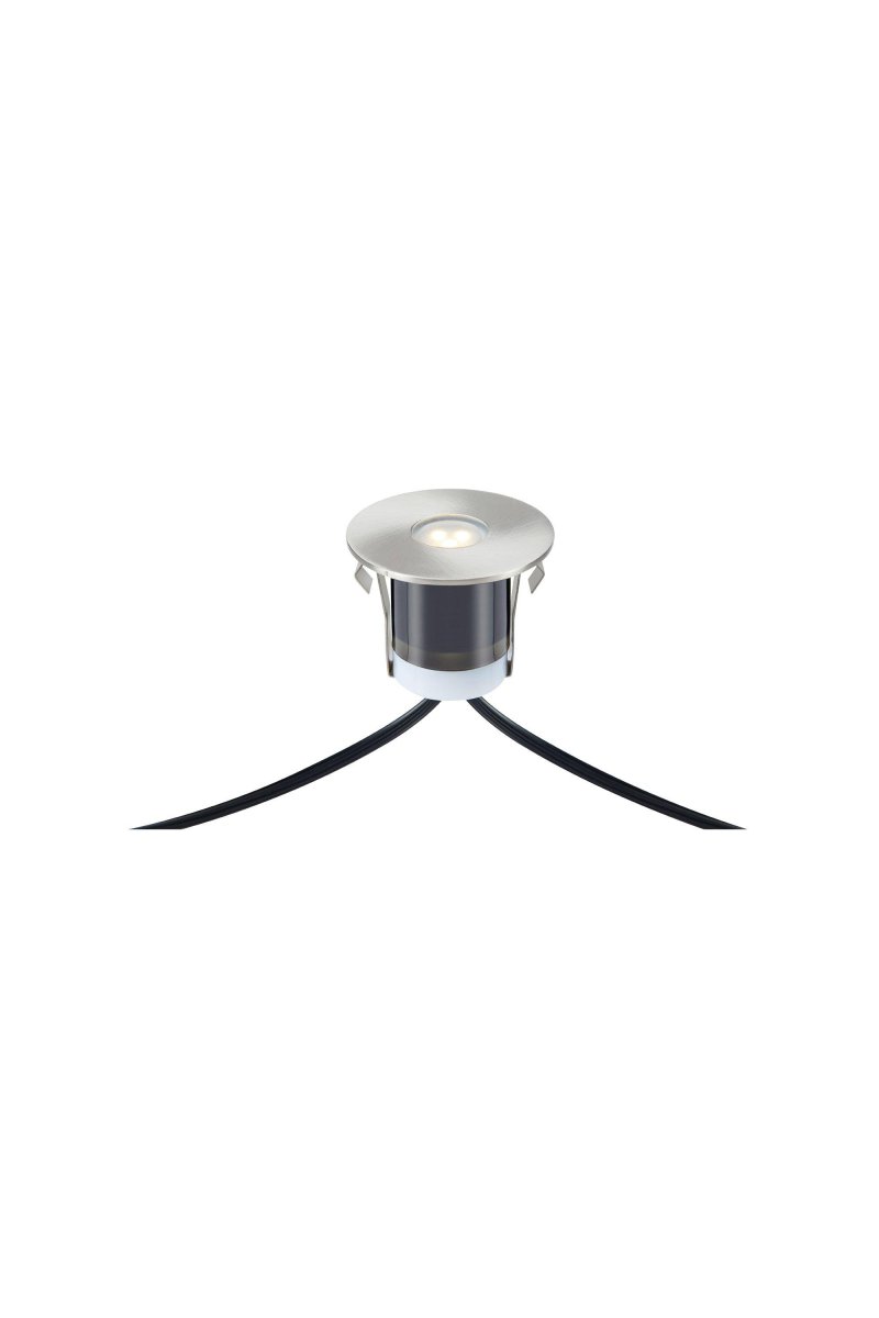 Spot Encastré Pour Terrasse 0,8W Lot De 3 Acier Garden 24 De Markslöjd - Garden 24 a un indice de protection IP44 et convient &agrave; l'&eacute;clairage de jardin et d'ext&eacute;rieur que vous pouvez facilement installer.