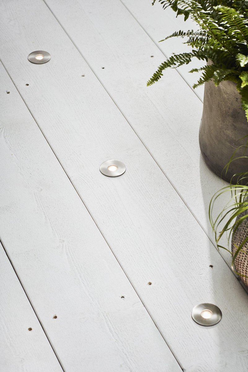 Spot Encastré Pour Terrasse 0,8W Lot De 3 Acier Garden 24 De Markslöjd - Garden 24 a un indice de protection IP44 et convient &agrave; l'&eacute;clairage de jardin et d'ext&eacute;rieur que vous pouvez facilement installer.