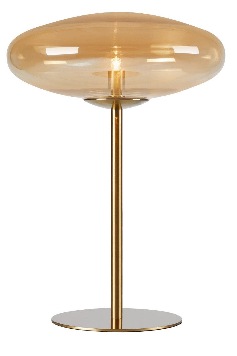 Locus 40cm Laiton lampe de table De Markslöjd - Les formes rondes et douces de la lampe et sa base &eacute;l&eacute;gante en m&eacute;tal couleur laiton lui conf&egrave;rent un look moderne qui met en valeur n'importe quelle surface.