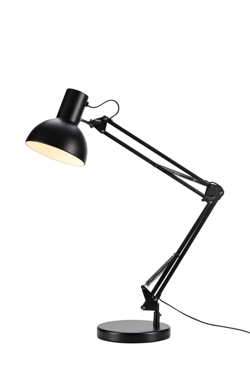 Architect 80cm Noir lampe de bureau De Markslöjd - Une lampe idéale pour créer un lieu de travail efficace et bien éclairé ou pour ajouter une touche industrielle à votre maison.