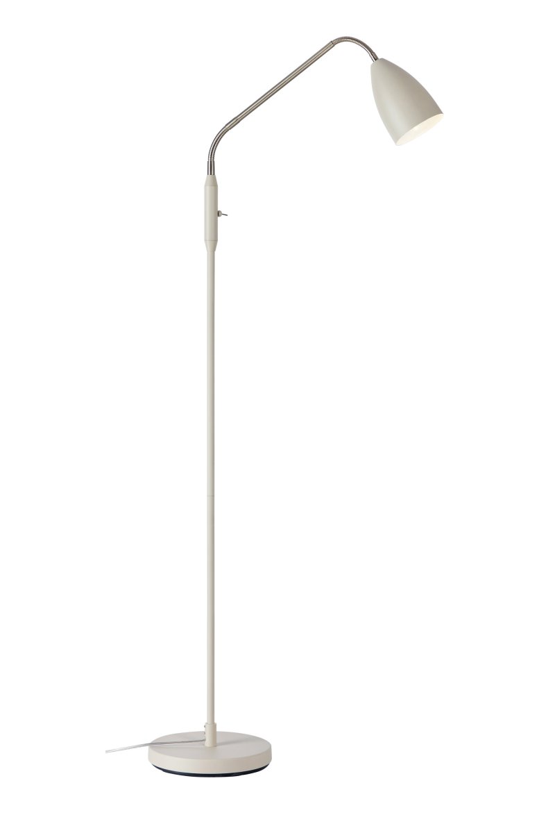Patro Beige lampadaire De Markslöjd - Un c&acirc;ble transparent de 2 m avec prise est inclus.
