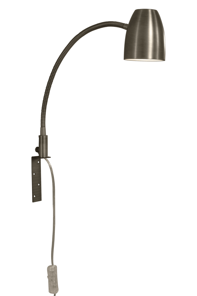 Sandnes Étain lampe de lecture De Aneta Lighting - Sandnes est la lampe de chevet parfaite à monter sur la tête de lit.