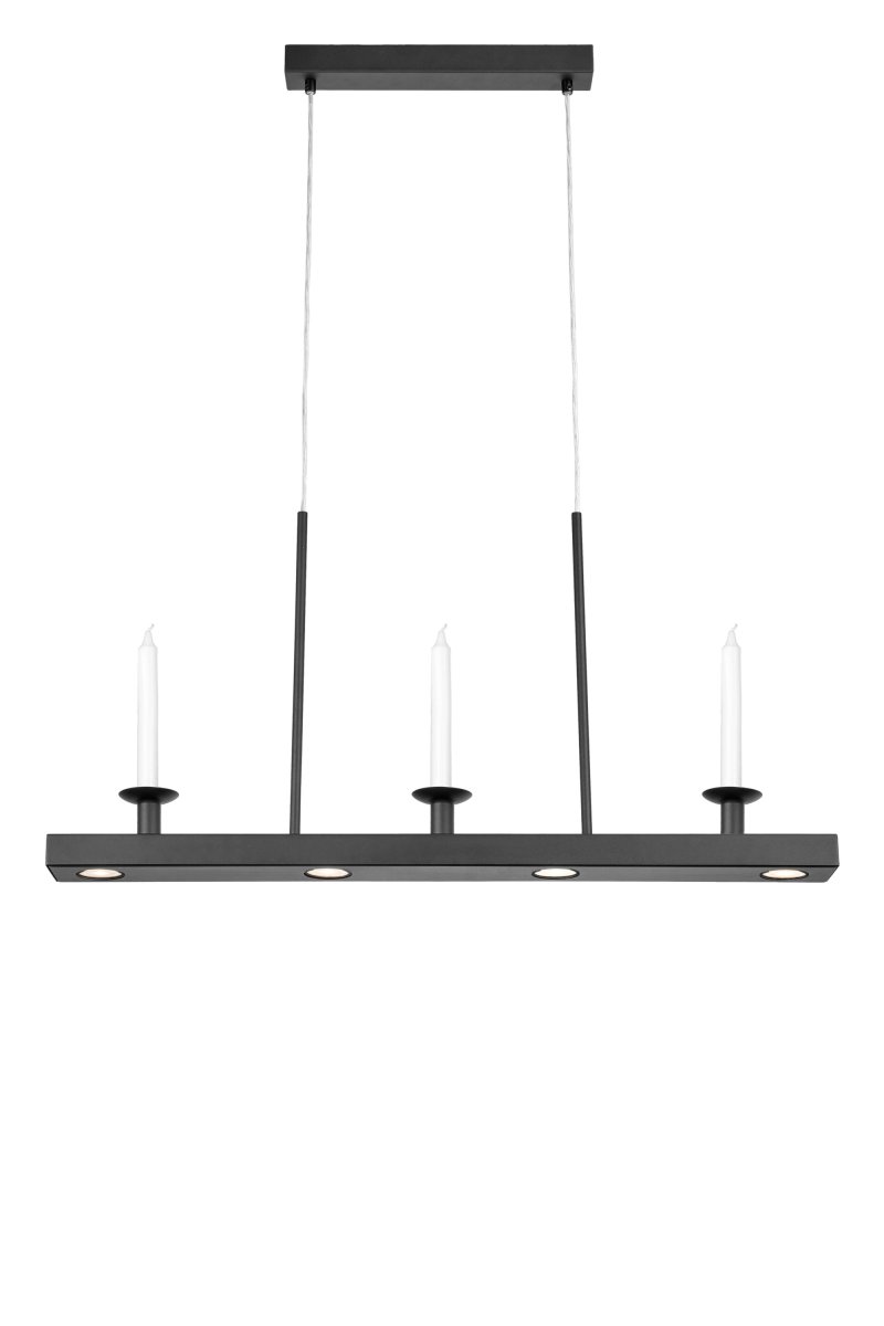  Dining 82cm Noir suspension De Markslöjd - L'intensit&eacute; lumineuse est r&eacute;glable sur trois niveaux gr&acirc;ce &agrave; un interrupteur mural standard, vous permettant d'ajuster facilement la luminosit&eacute; selon vos besoins&nbsp;: d'un &eacute;clairage puissant &agrave; une lumi&egrave;re tamis&eacute;e pour des d&icirc;ners intimes.