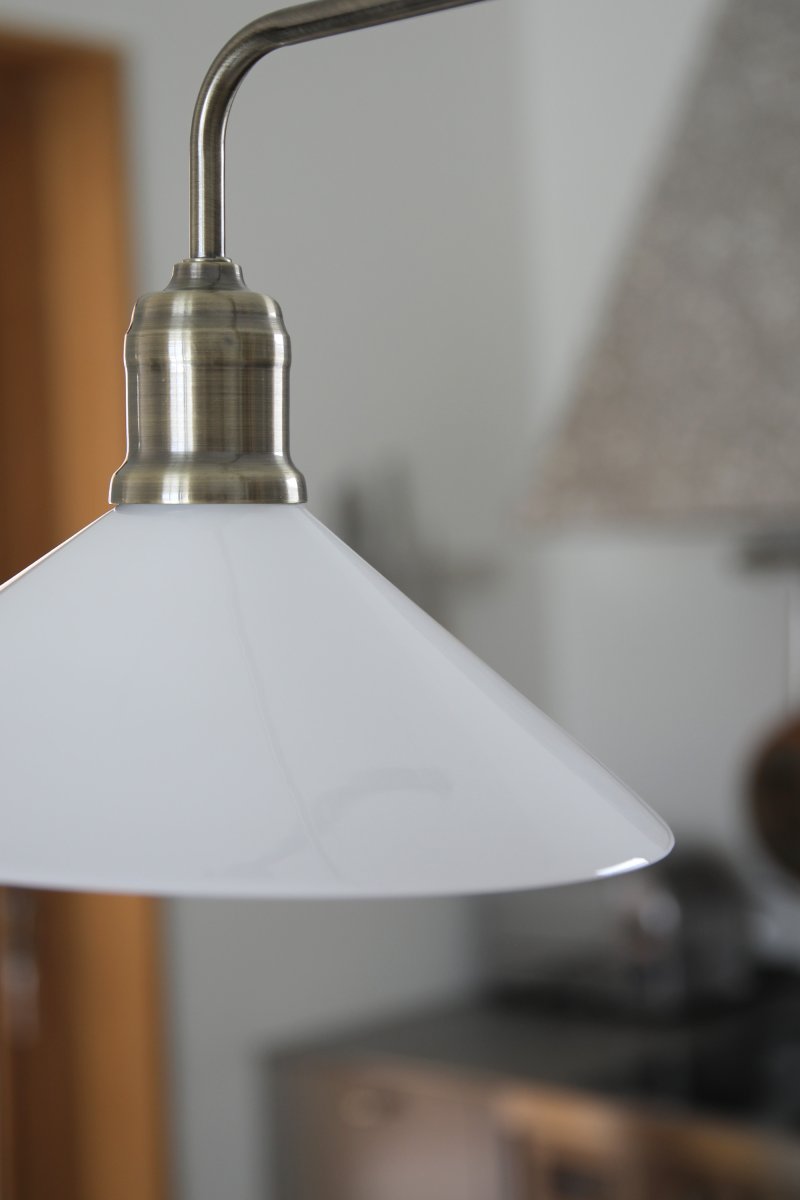 Vela 75cm Laiton/blanc suspension De Markslöjd - 