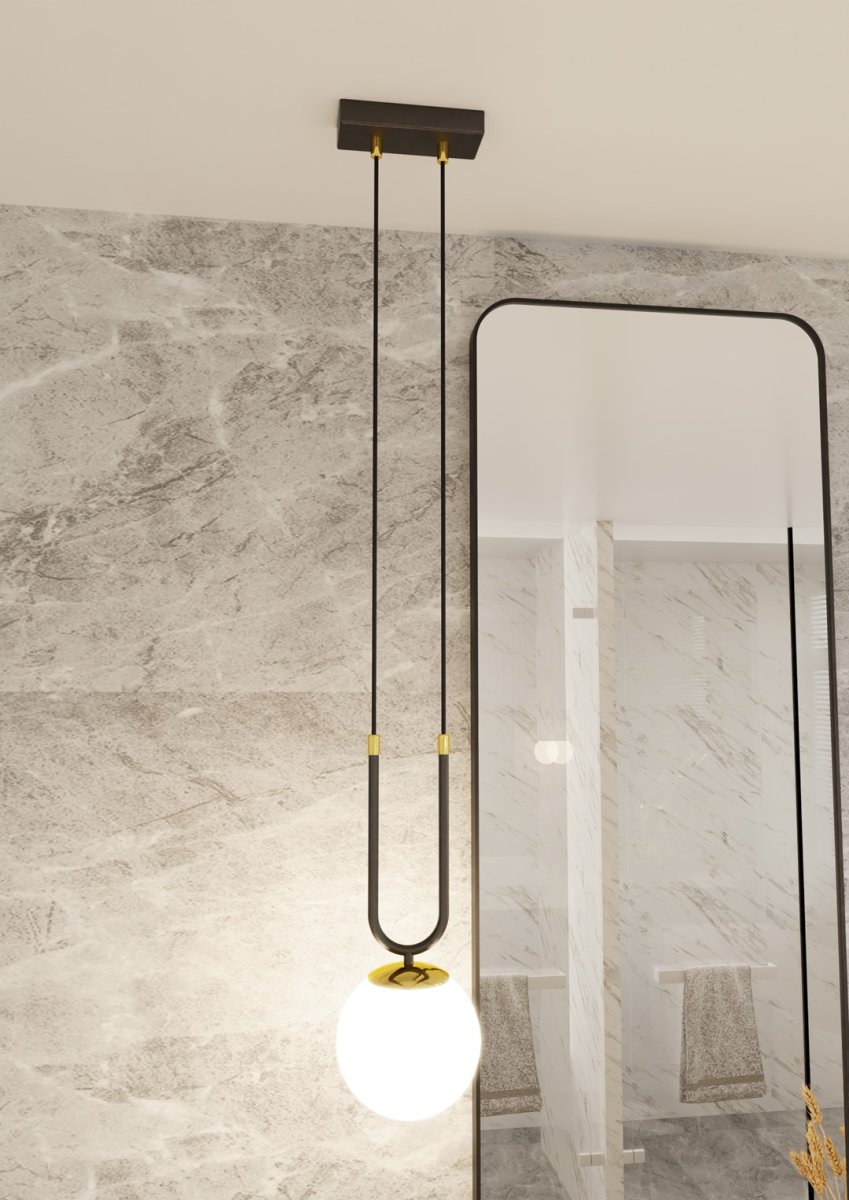 Glam Ø15 Noir suspension De Emibig Lighting - Ils sont tous les deux incroyablement chics et élégants.