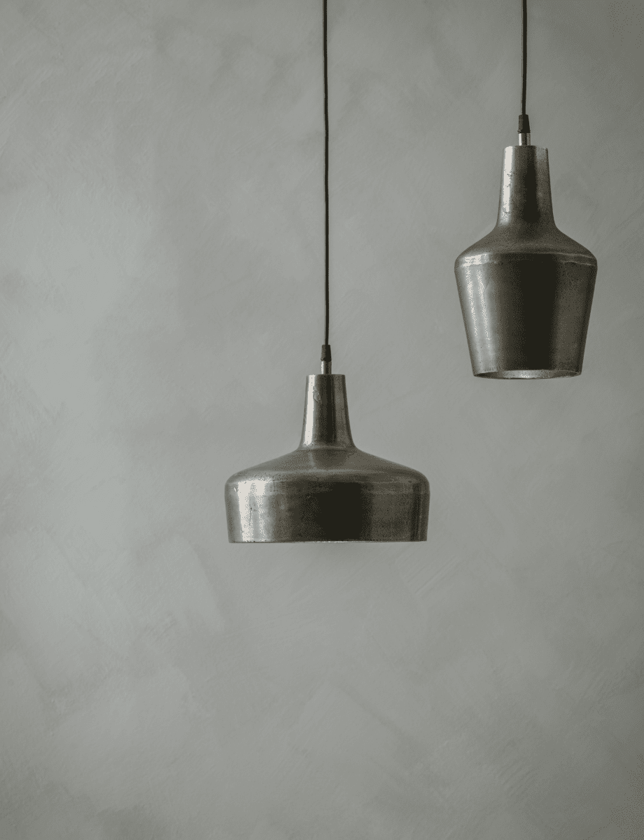 Saint Ø27 Or suspension De PR Home - Disponible en 2 coloris : argent rose ou laiton rose.